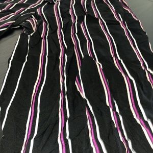 Wide leg pants, striped